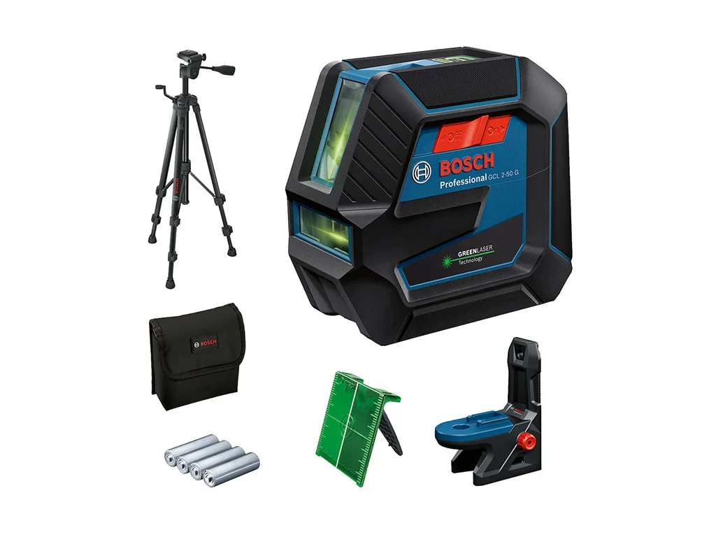 BOSCH NIVEL LAZER GCL2-50 G +RM LASER VERDE