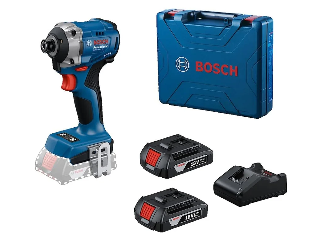 BOSCH PARAFUSADEIRA GDR18V-215 COM 2 BATERIA - CARREGADOR