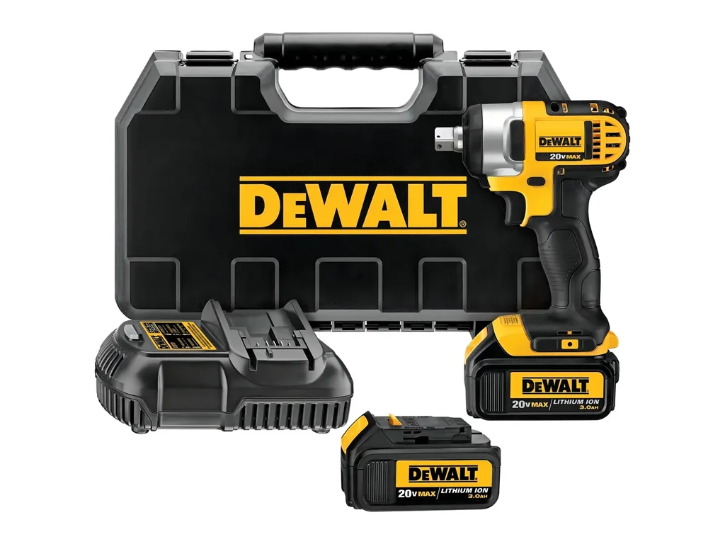 CHAVE DE IMPACTO DEWALT BATERIA 1/2 20V DCF880-L2 +1BAT+CAR