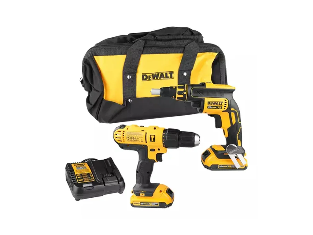 COMBO DEWALT PARAFUSADEIRA E FURADEIRA (DCD776+DCF620) DK299D2