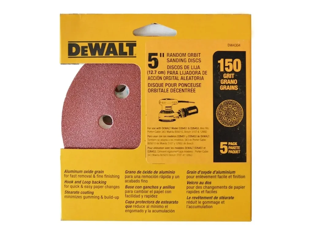 DISCO VELCRO DEWALT 150M DW-4304 - 5 PEÇAS