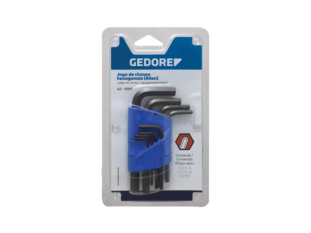 GEDORE CHAVE ALLEM 8PCS 42-88M