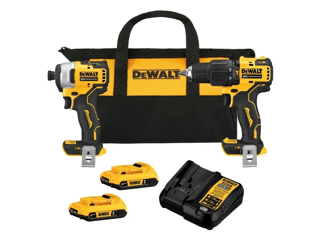 KIT 2 PARAFUSADEIRADEWALT 2AMP DCK279D2 20V - COM 2 BATERIA
